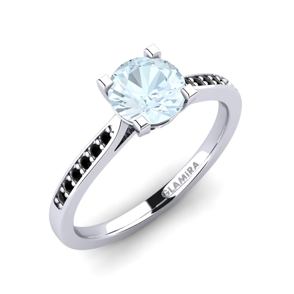 Aquamarine Engagement Ring Alina 1.0 crt