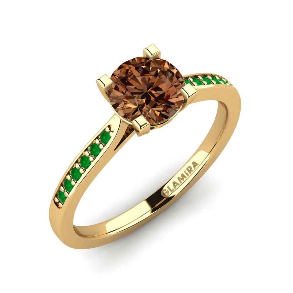 18ct Yellow Gold Engagement Ring Alina 1.0 crt