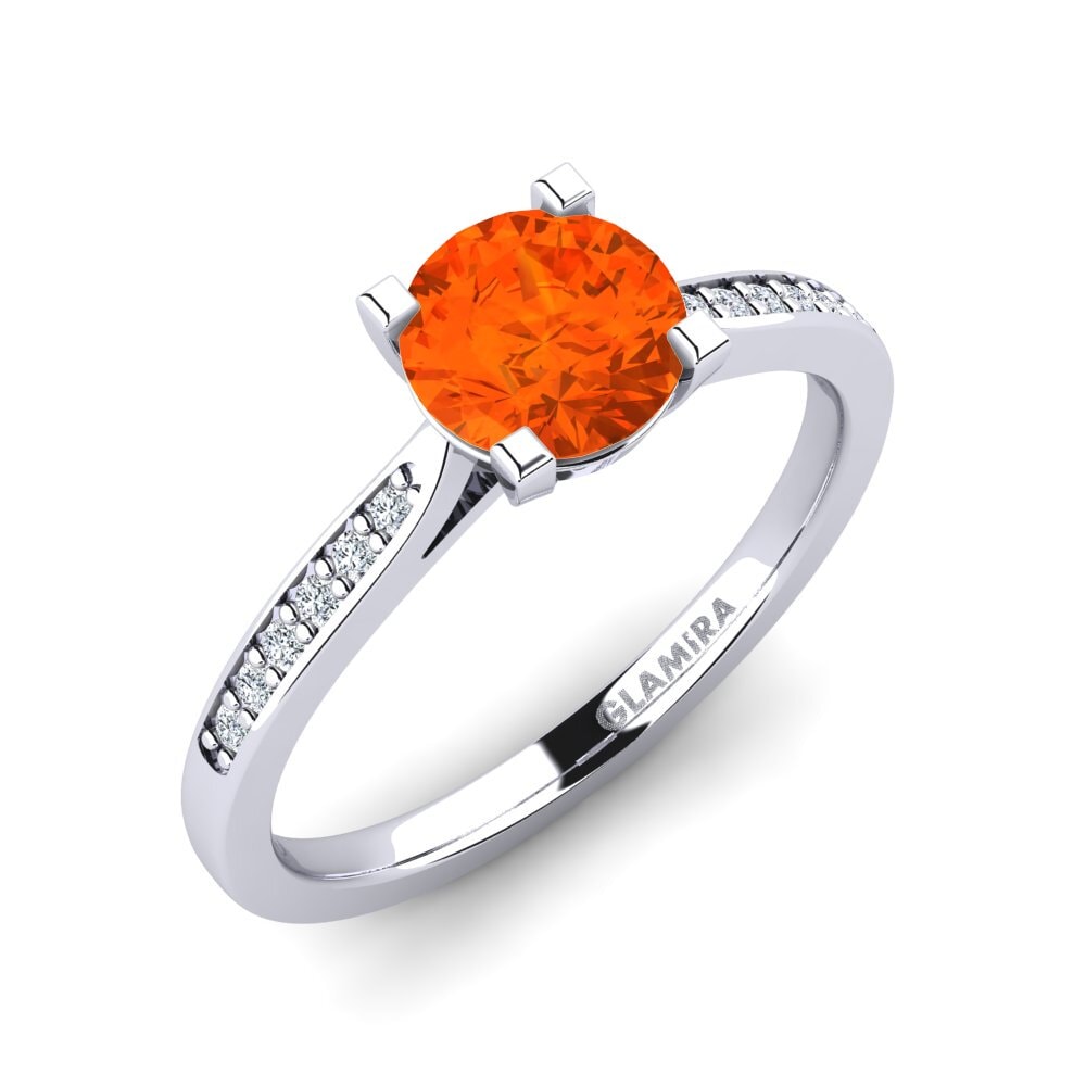 Fire Opal Engagement Ring Alina 1.0 crt