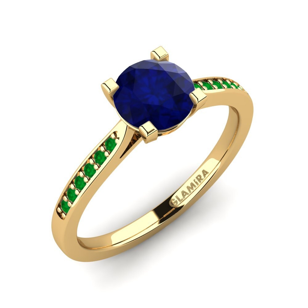 9ct Yellow Gold Engagement Ring Alina 1.0 crt