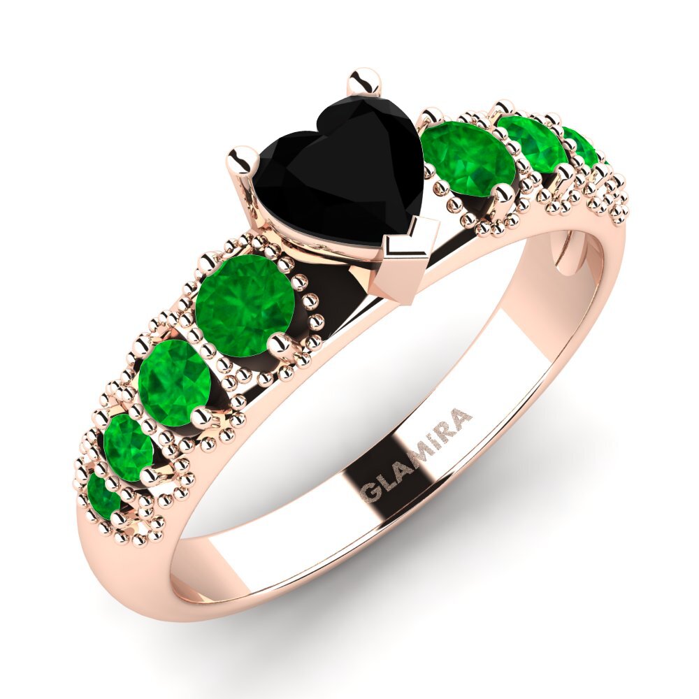 9K Rose Gold Engagement Ring Alonnisos