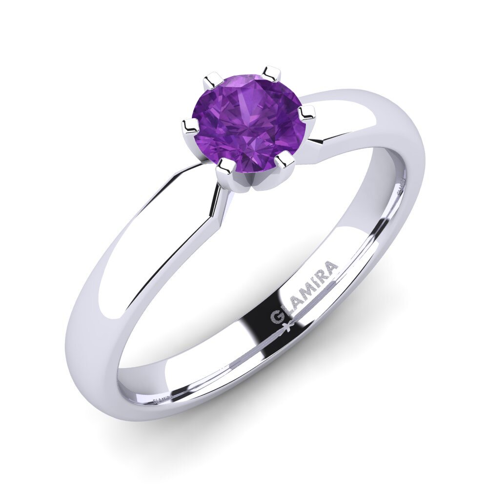 Amethyst Engagement Ring Amanda 0.5crt
