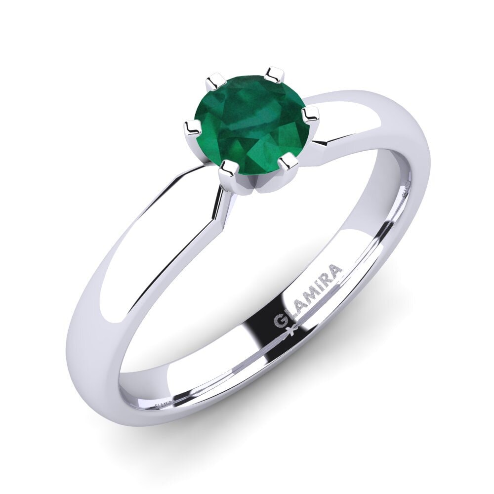 Emerald Engagement Ring Amanda 0.5crt