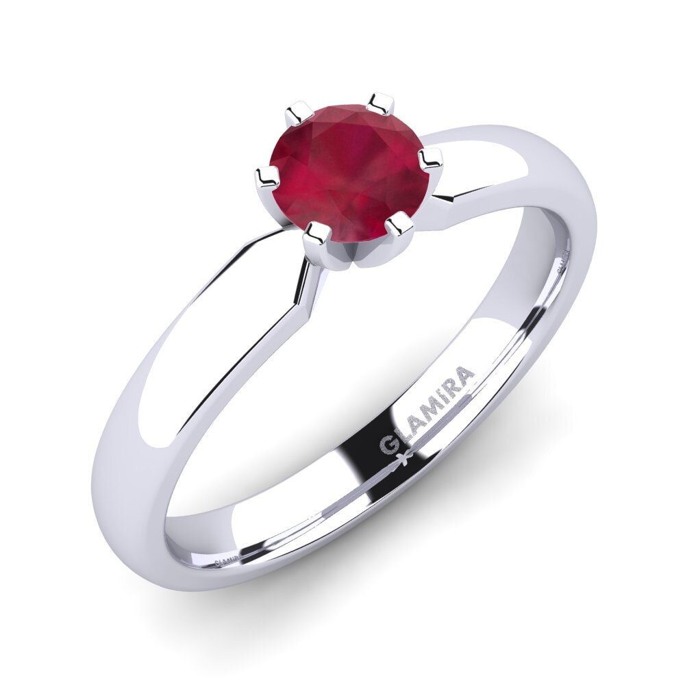 Ruby Engagement Ring Amanda 0.5crt