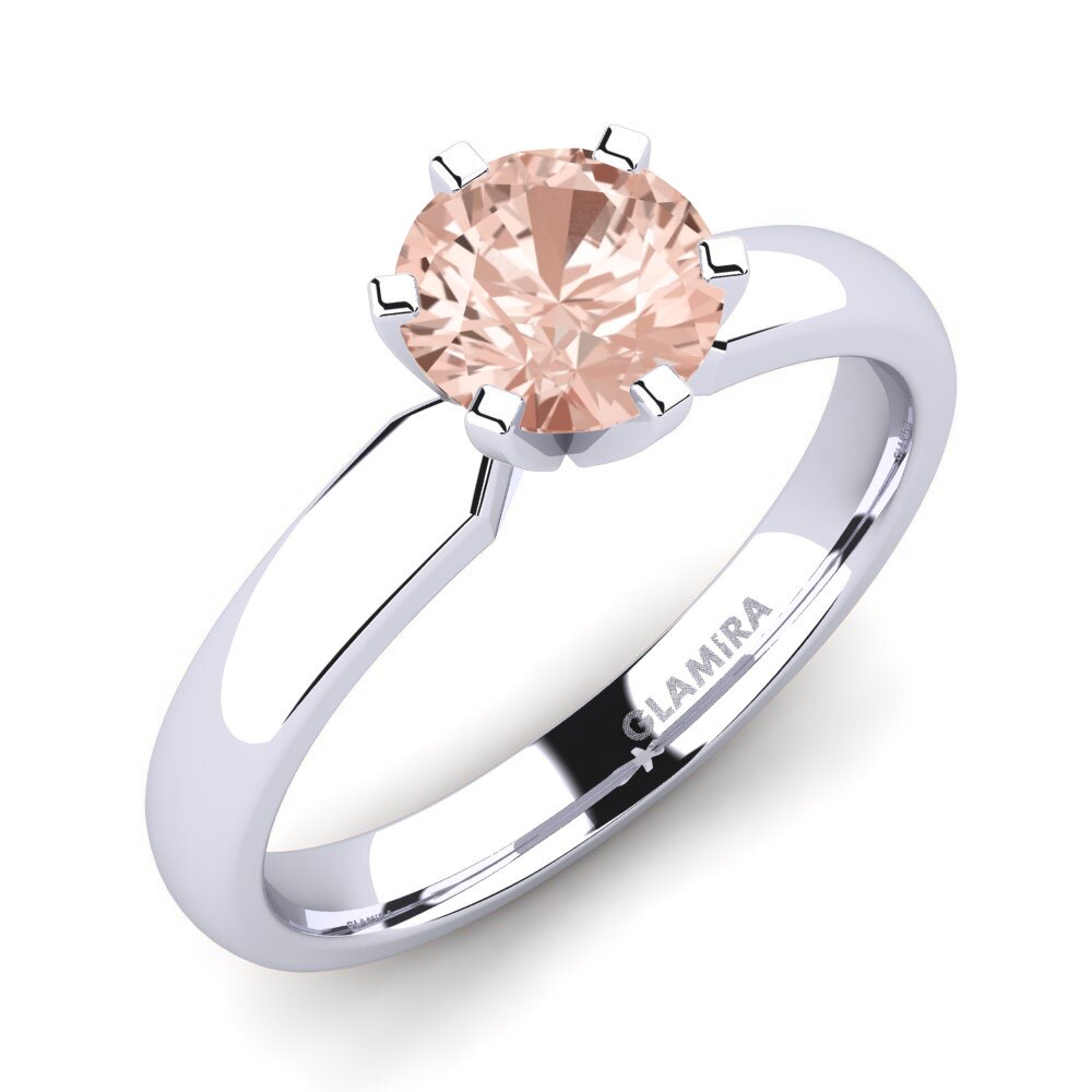 Morganite Bague de fiançailles Amanda 1.0crt