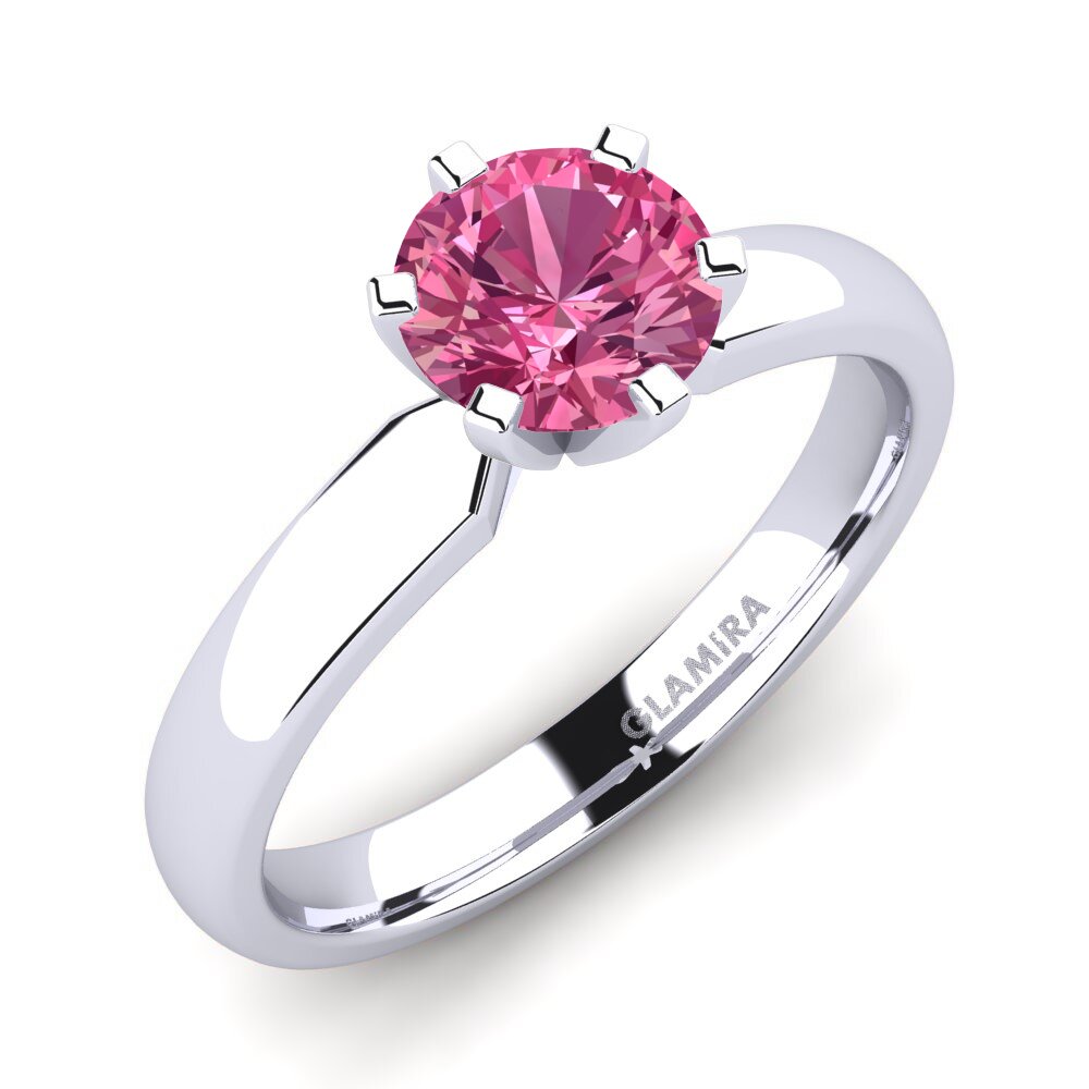 Pink Tourmaline Engagement Ring Amanda 1.0crt