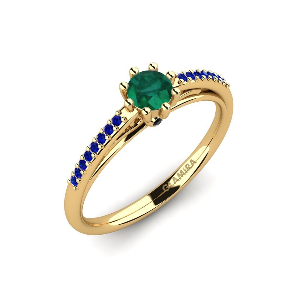 18ct Yellow Gold Engagement Ring Atoryia