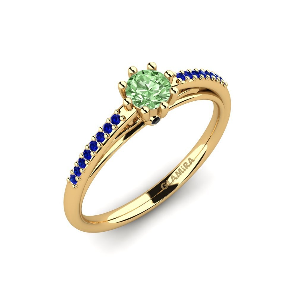9ct Yellow Gold Engagement Ring Atoryia