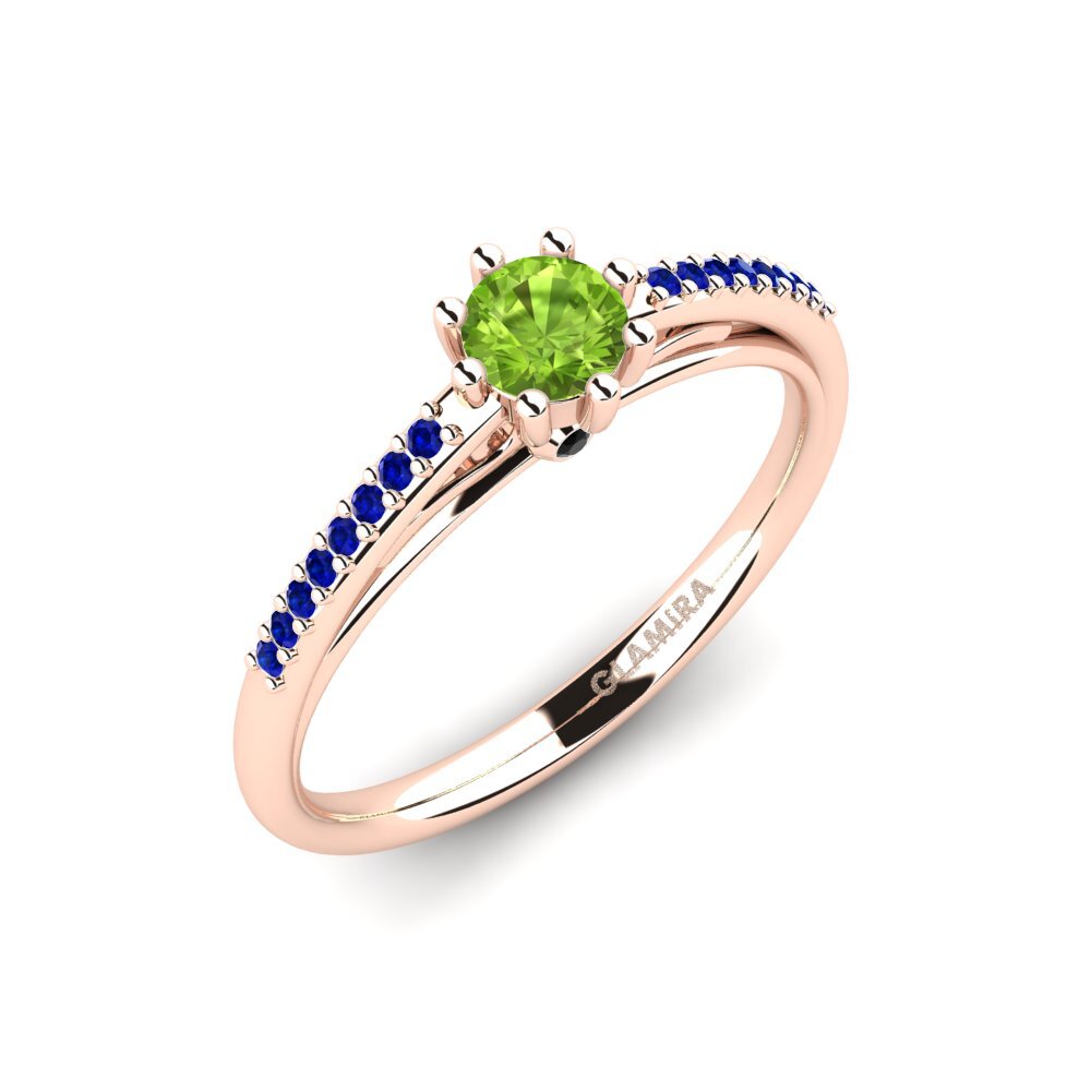 18ct Rose Gold Engagement Ring Atoryia