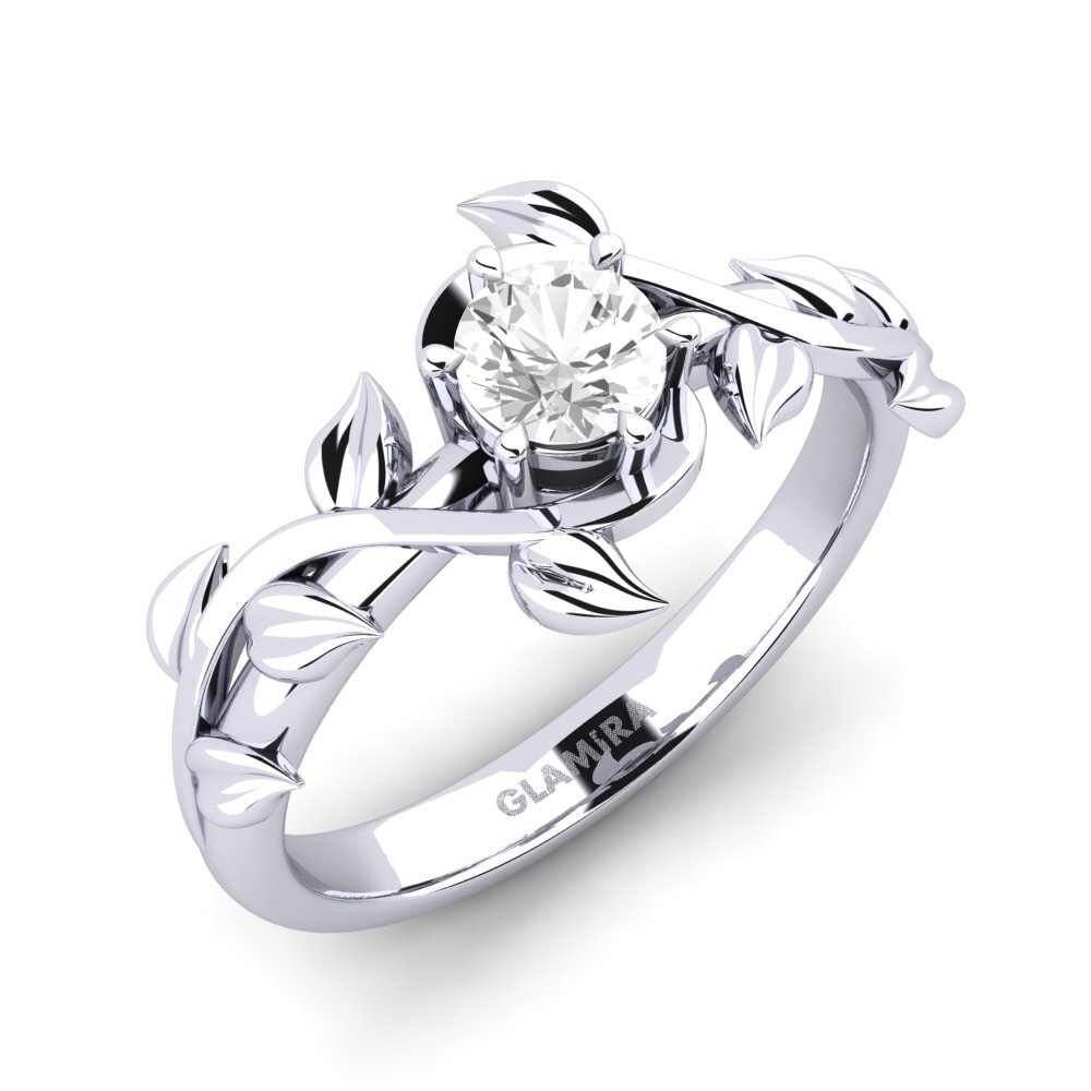 Diamant-saffier Verlovingsring Bagu