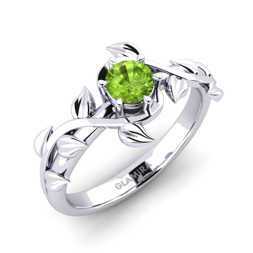 Peridot Verlobungsring Bagu