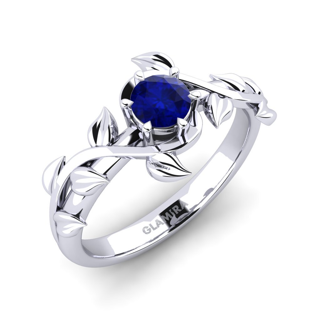 Zafiro Anillo de compromiso Bagu