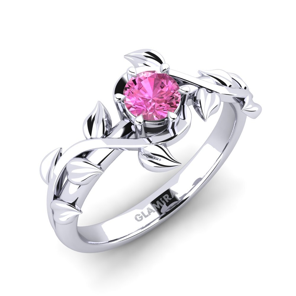 Topacio Rosa Anillo de compromiso Bagu