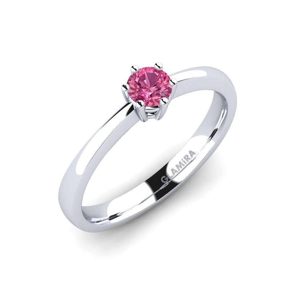 Roze Toermalijn Verlovingsring Belva 0.25 crt