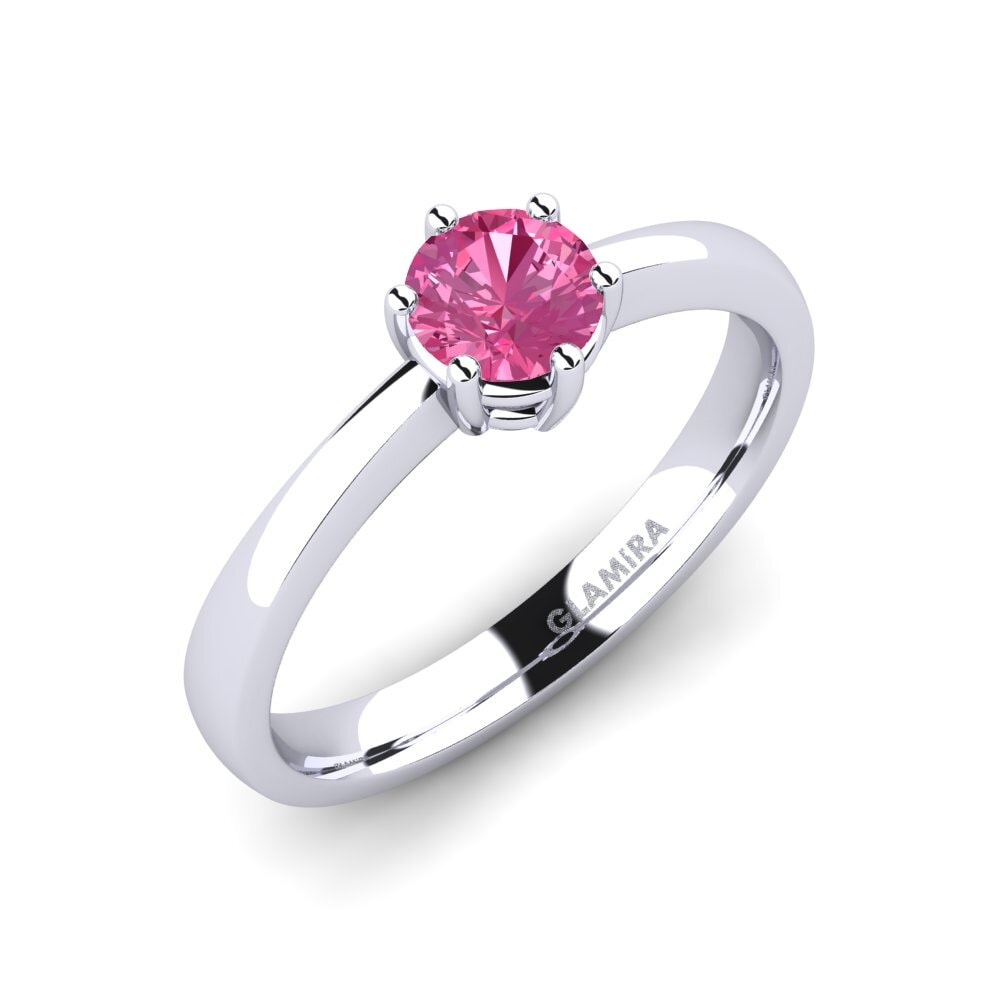 Pink Tourmaline Engagement Ring Belva