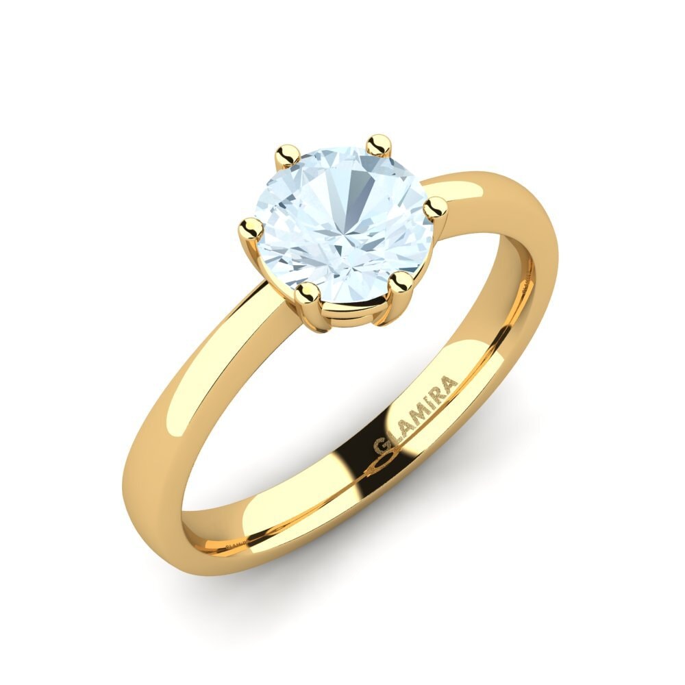 14ct Yellow Gold Engagement Ring Belva 1.0 crt