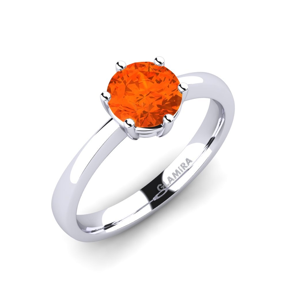 Vuur-Opal Verlovingsring Belva 1.0 crt