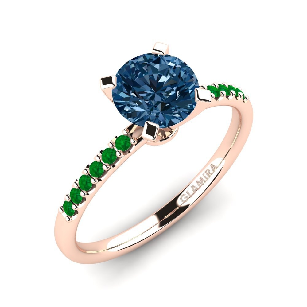 14ct Rose Gold Engagement Ring Cadence