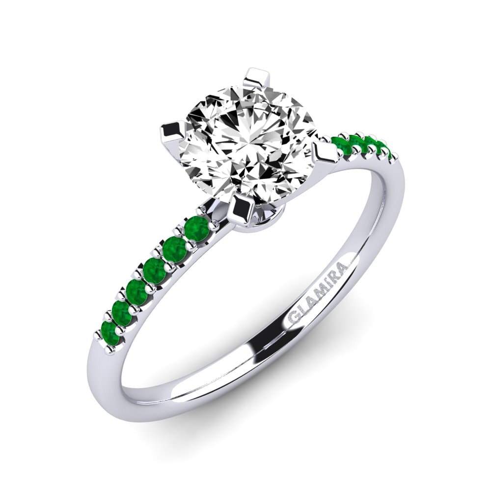 Moissanite Engagement Ring Cadence