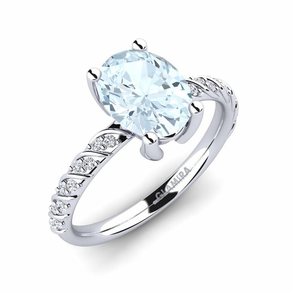 18ct White Gold Engagement Ring Charleen