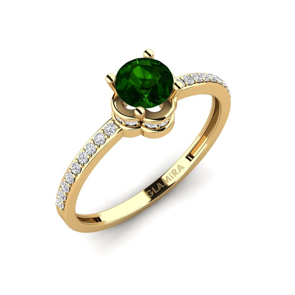 Green Tourmaline Engagement Ring Consecratedness A