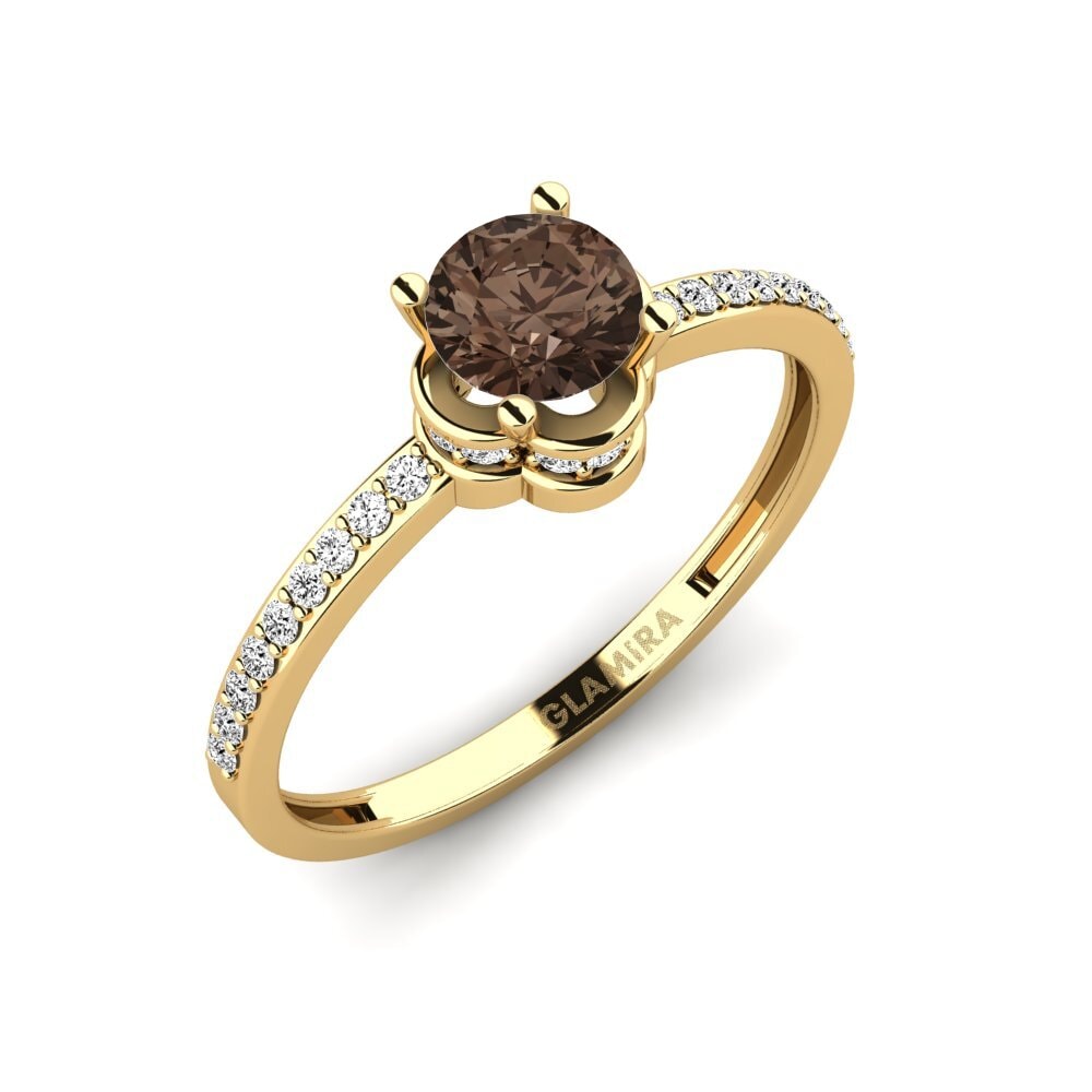 Smoky Quartz Engagement Ring Consecratedness A