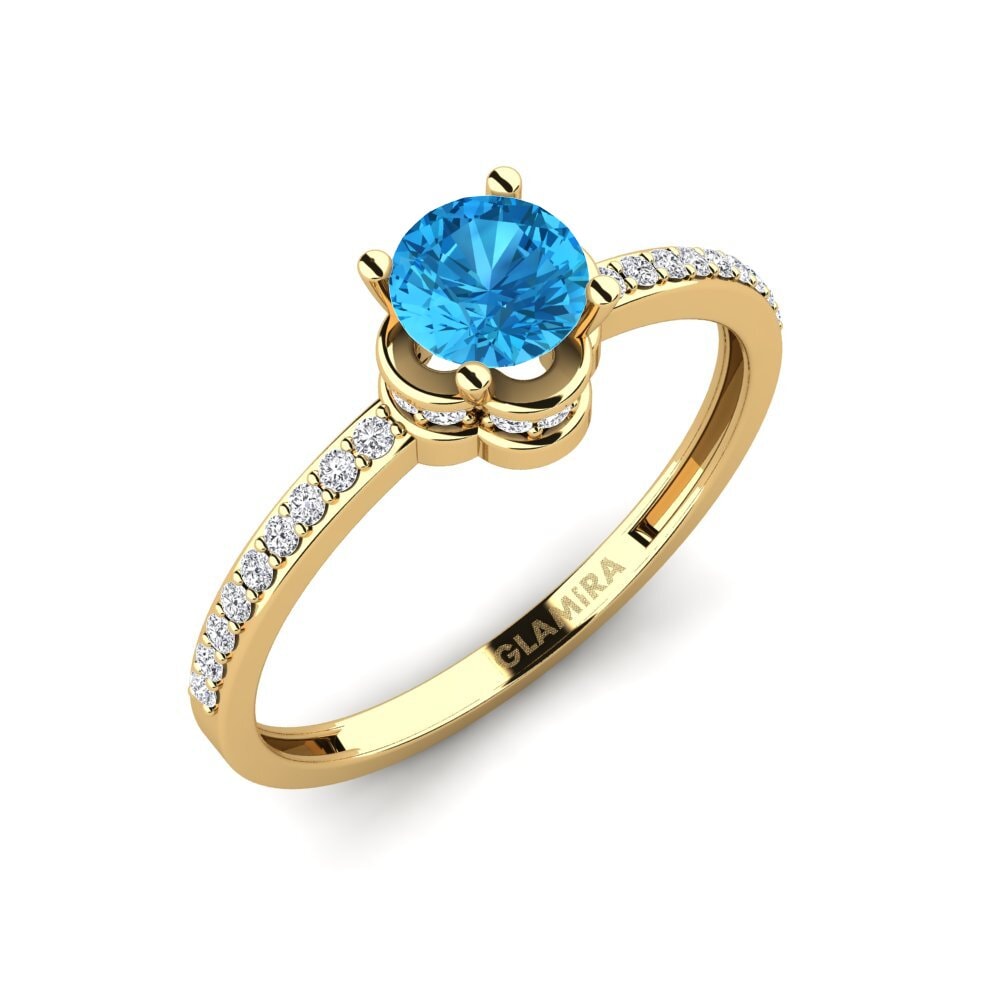 Blue Topaz Engagement Ring Consecratedness A