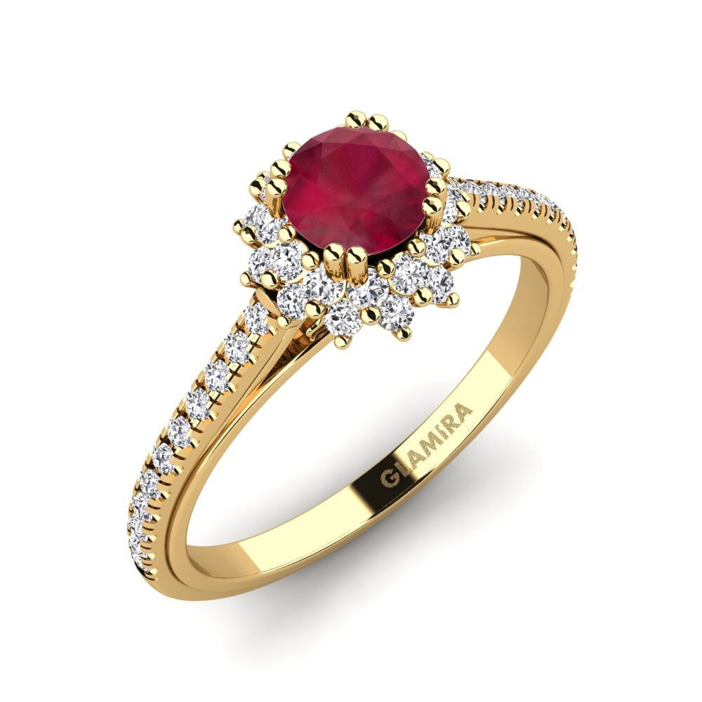 14ct Yellow Gold Engagement Ring Daffney