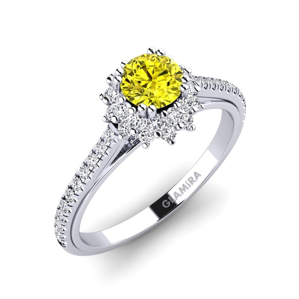 Yellow Diamond Engagement Ring Daffney