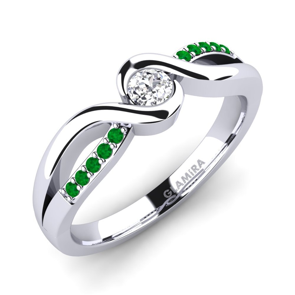 Moissanite Engagement Ring Dahlia
