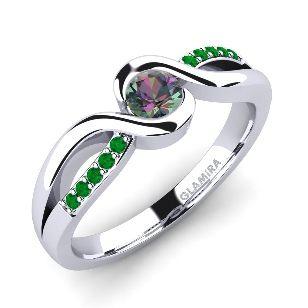 Mistik Topaz Kadın Yüzük Dahlia 0.25crt