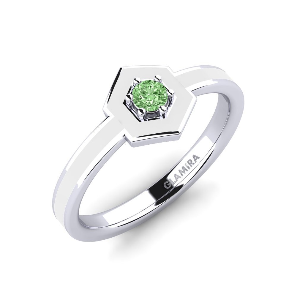 Diamante verde Anillo Desierto