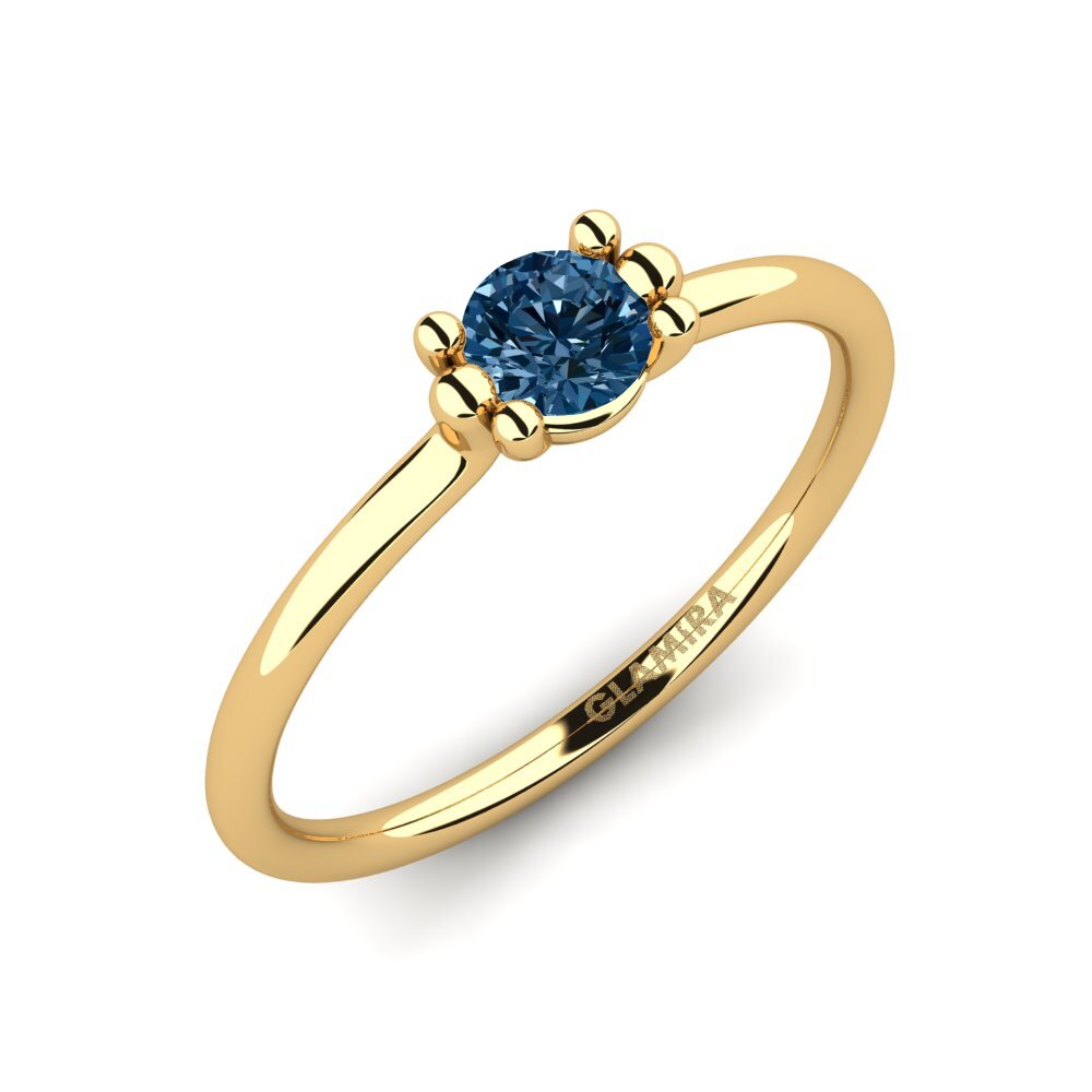 Diamant Bleu Bague pour femme Dorotea