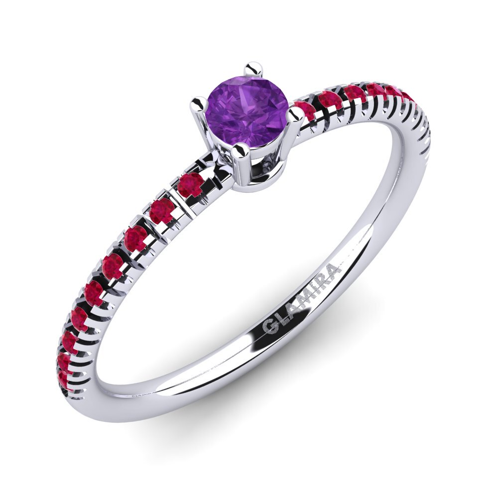 Amethyst Engagement Ring Empire