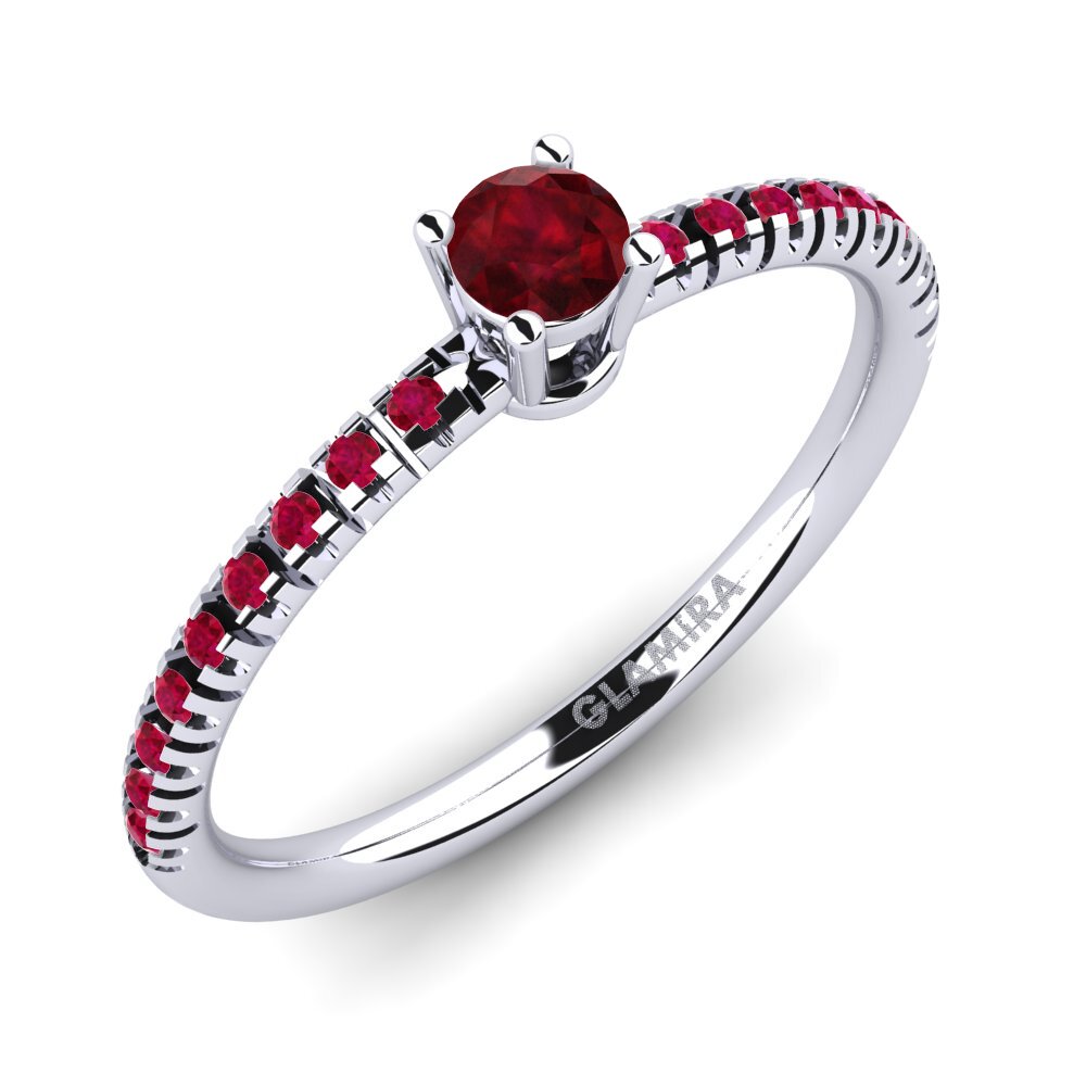 Ruby Engagement Ring Empire