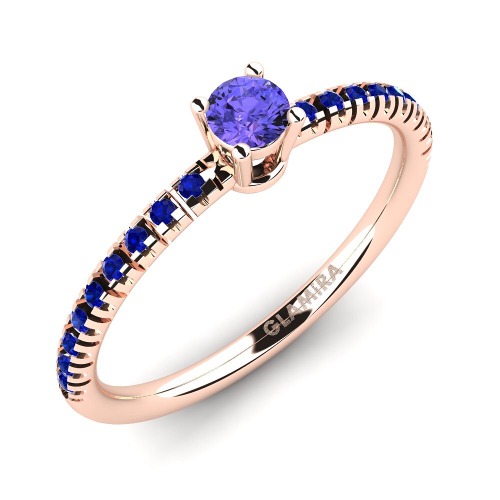14ct Rose Gold Engagement Ring Empire