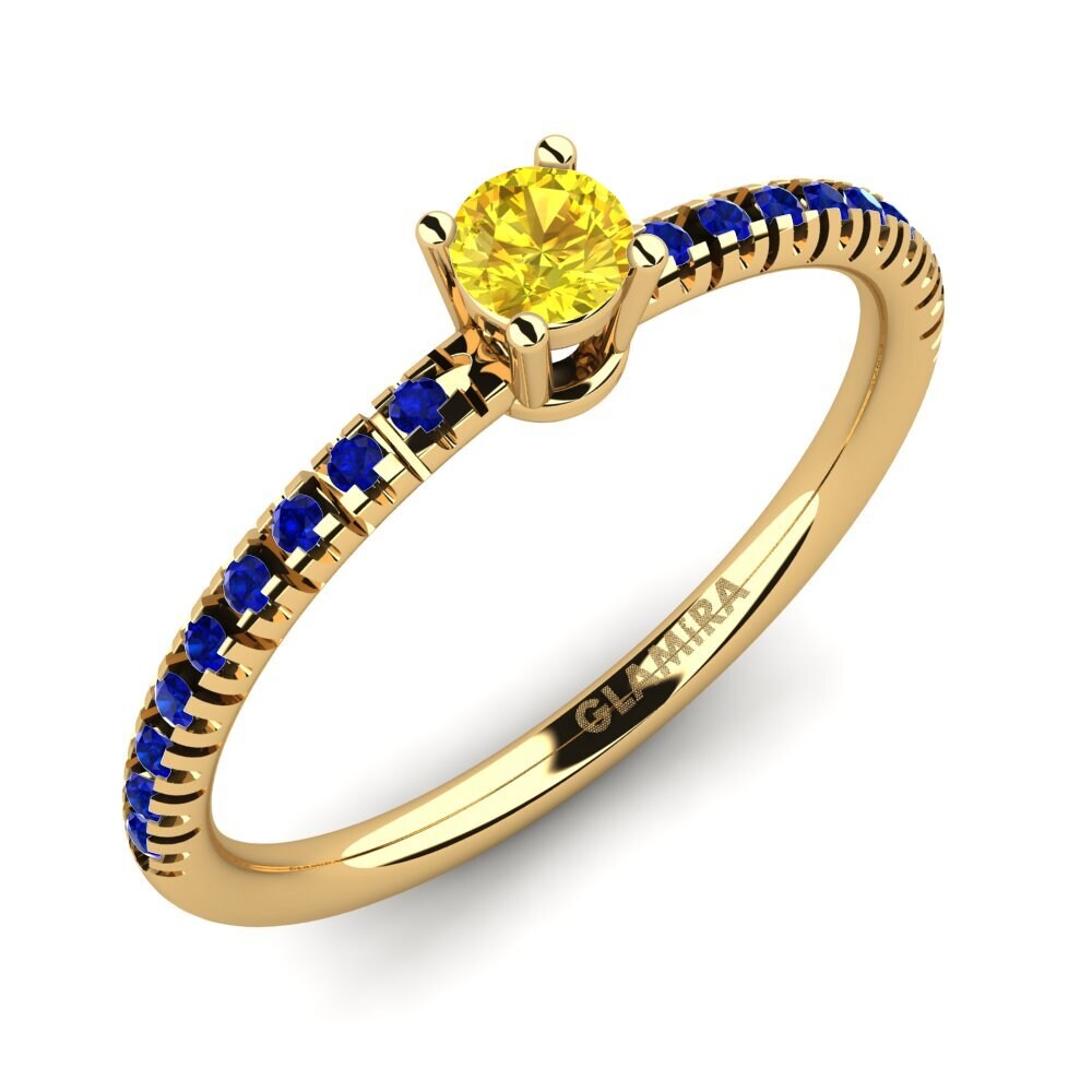 18ct Yellow Gold Engagement Ring Empire