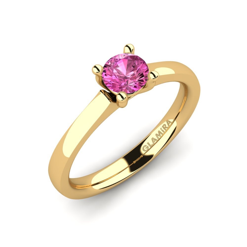 Topacio Rosa Anillo de compromiso Ersilia 0.5 crt