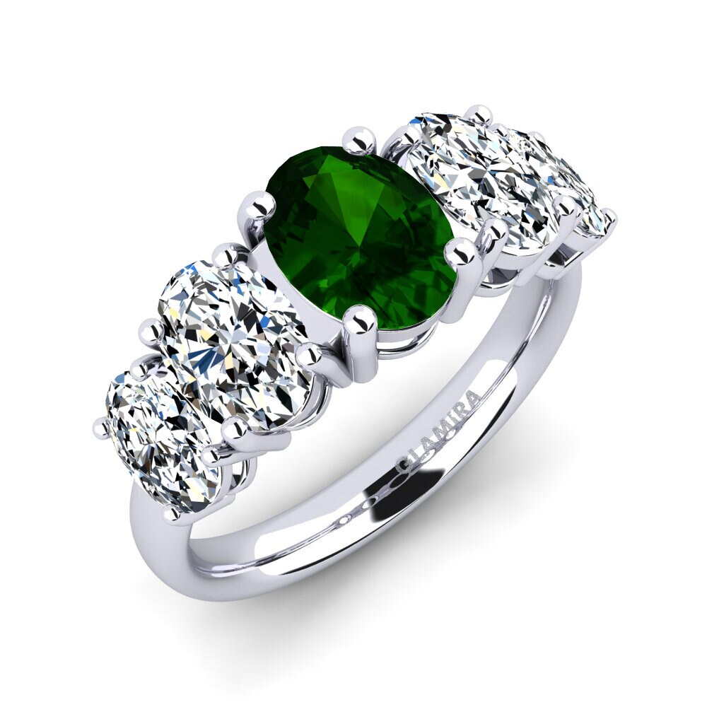 Green Tourmaline Engagement Ring Esmarie