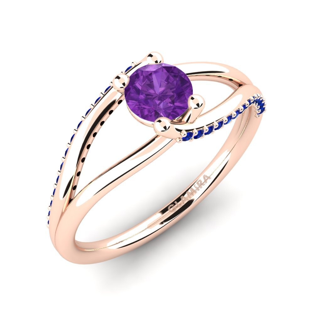 18ct Rose Gold Engagement Ring Franny