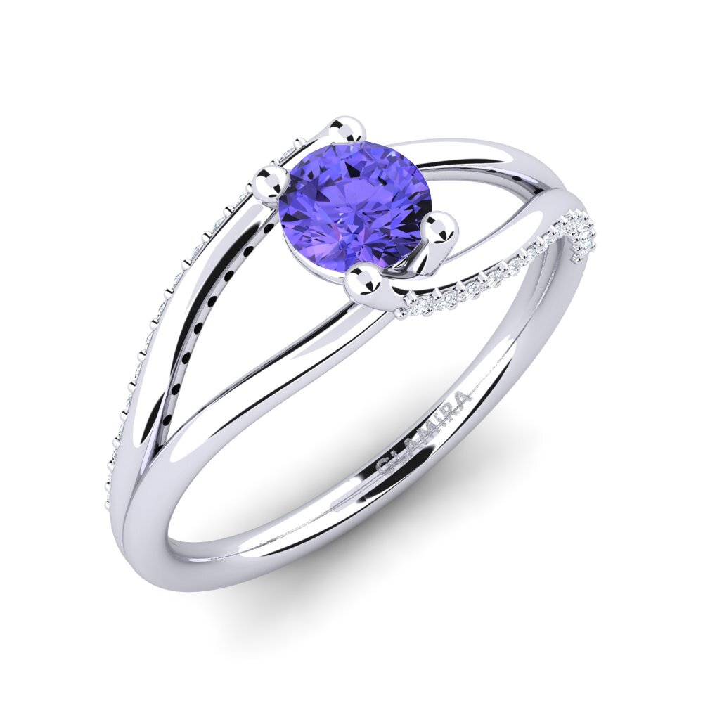 Tanzanite Engagement Ring Franny