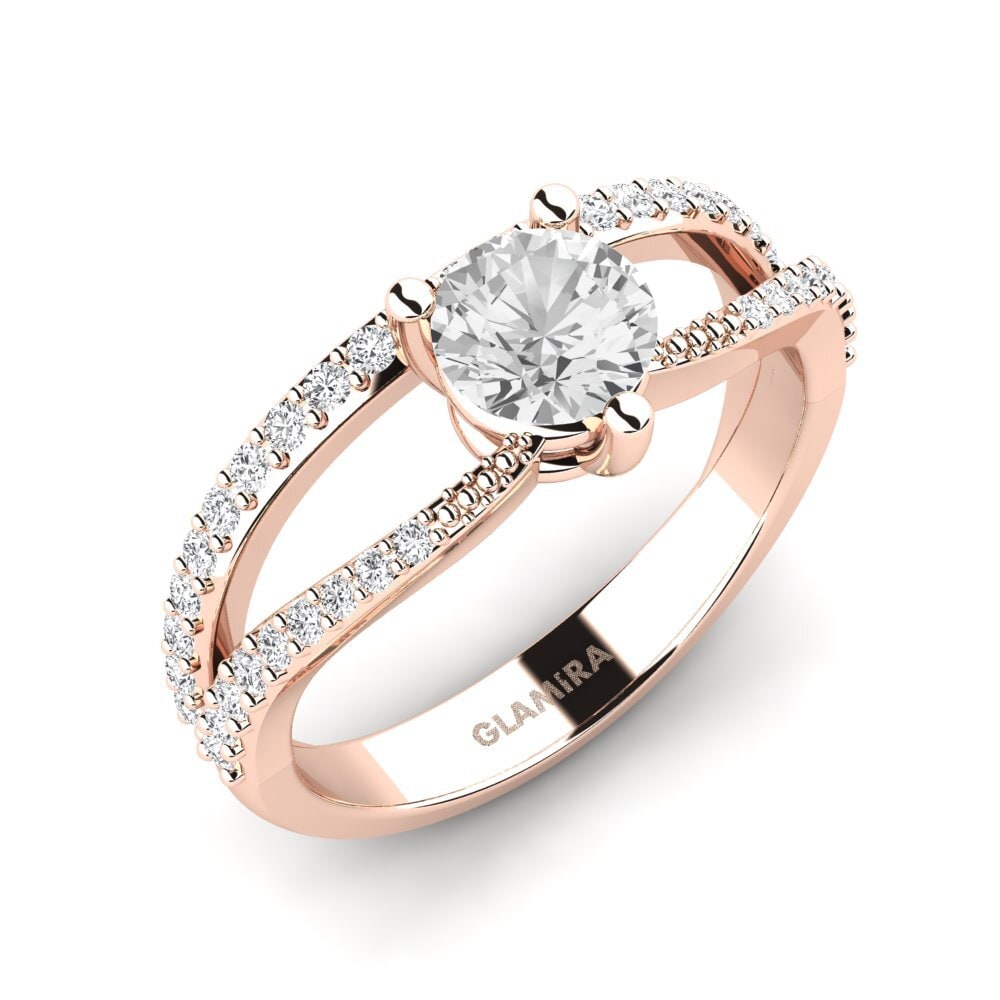 White sapphire Engagement Ring Gricl