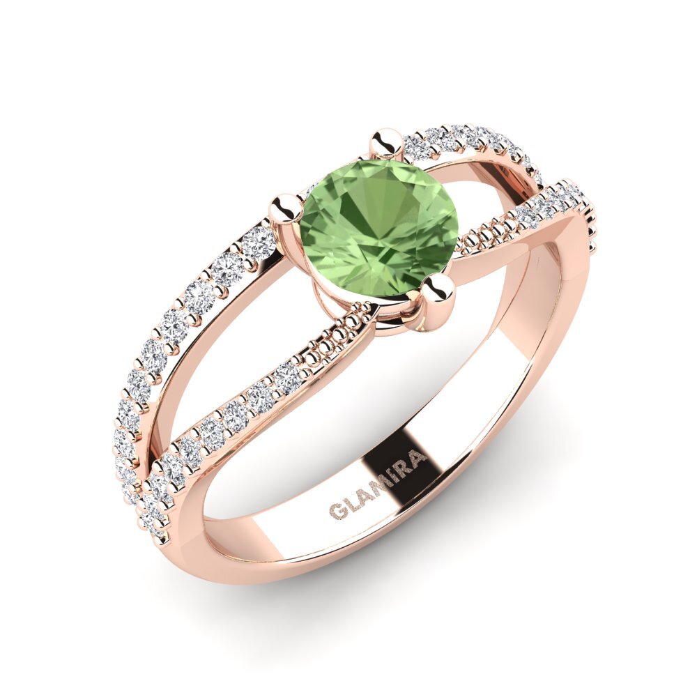 Green Sapphire Engagement Ring Gricl