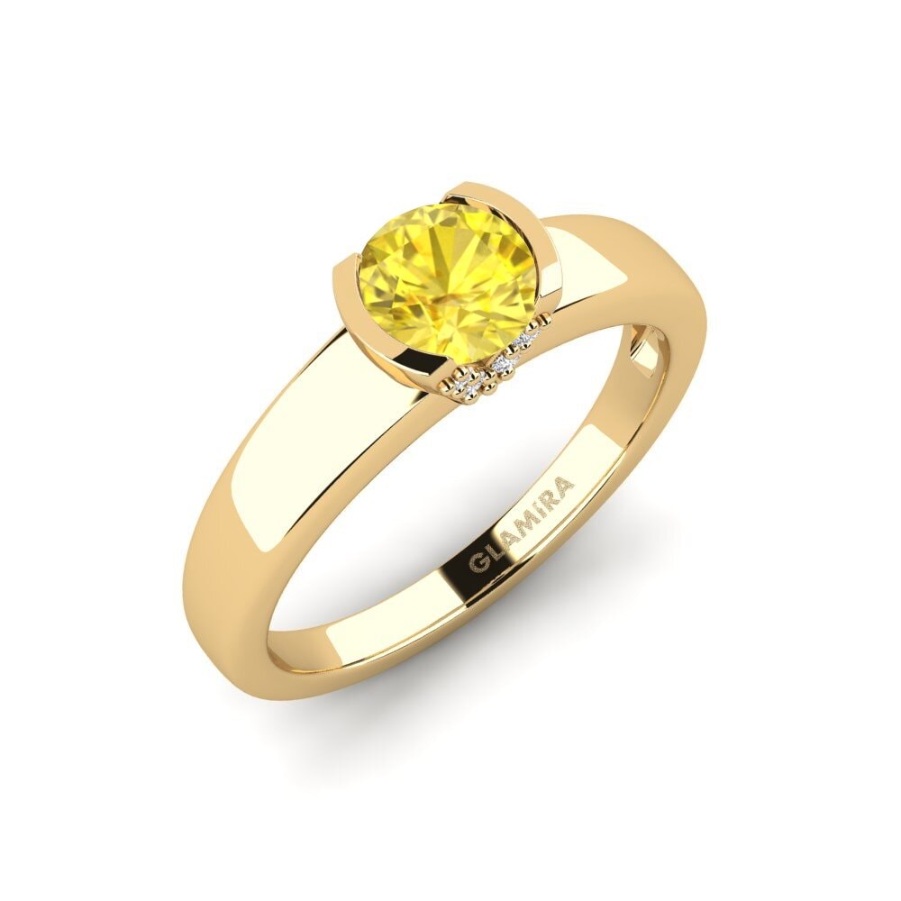 Đá Sapphire Vàng Nhẫn đính hôn Gwen
