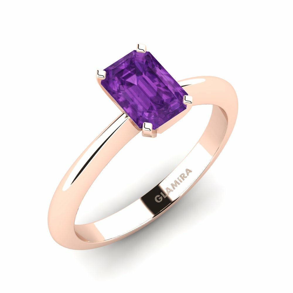 18K Rood Goud Verlovingsring Hayley