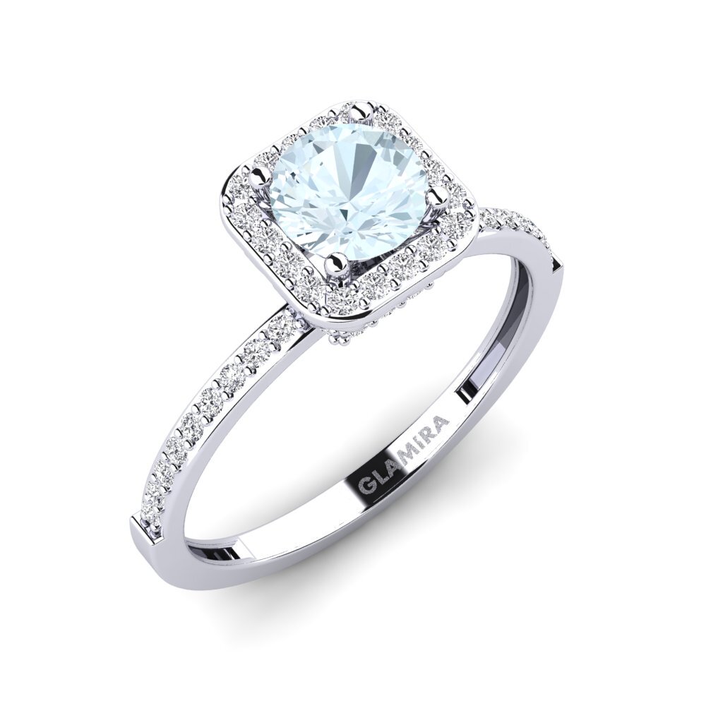 Aquamarine Engagement Ring Hydrogenation