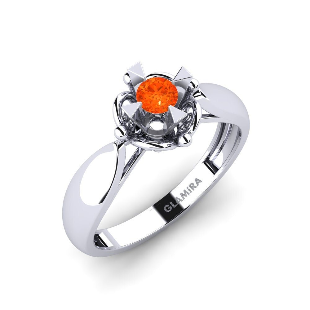 Fire Opal Engagement Ring Indifferently