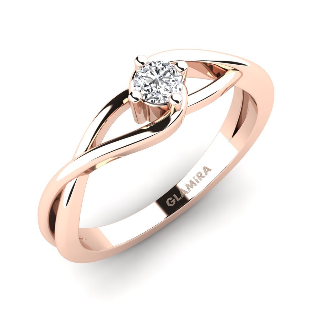 14ct Rose Gold Lab Grown Diamond Engagement Ring Joy