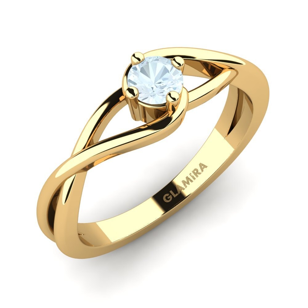 Or Jaune 14k Bague de fiançailles Joy 0.25crt