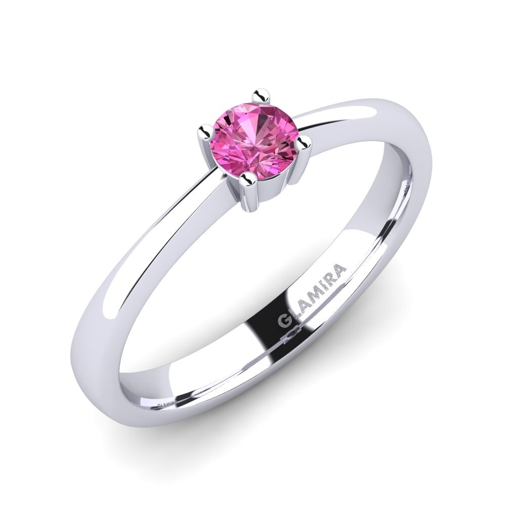 Pink Topaz Engagement Ring Julia 0.25 crt